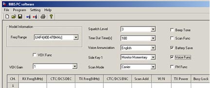 baofeng 9100 programming software english