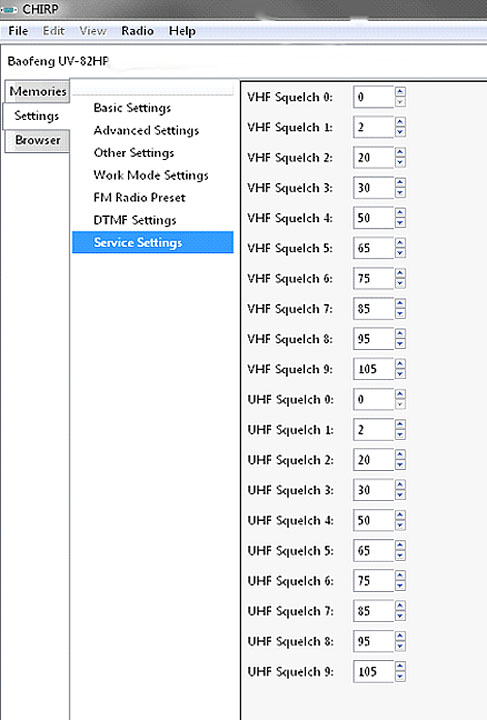 baofeng uv-5r chirp programming software